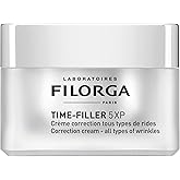 Filorga Time-Filler 5XP Cream - Anti Aging Neck & Face Cream Targeting 5 Types of Wrinkles With Hyaluronic Acids - For Normal