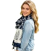 Pemilosci Soft Scarf for Women Girls Boho Large Lightweight Scarves Shawls Wraps for Four Seasons 70 x 35 inches