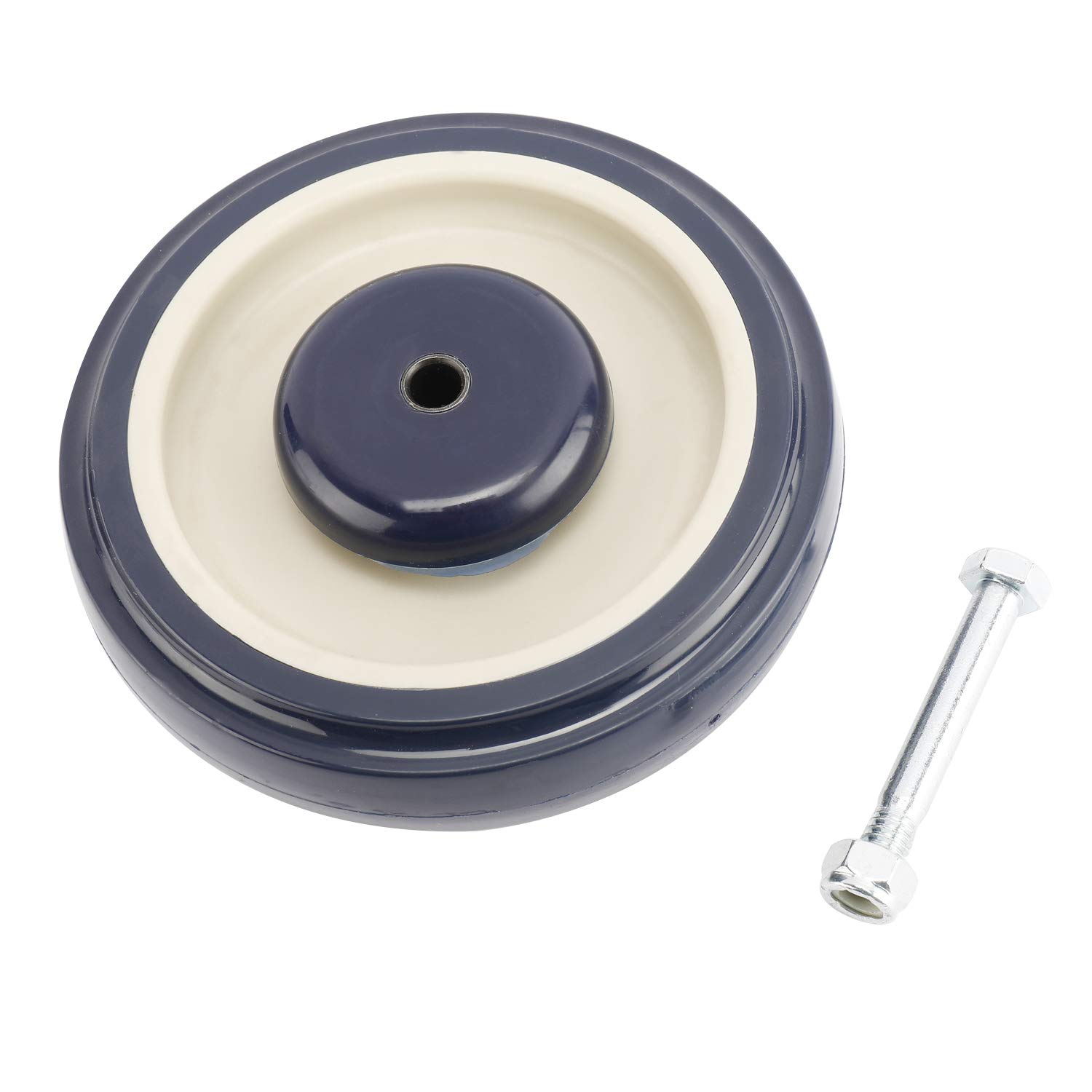 4 Pcs 5inch Polyurethane Shopping Cart Replacement Casters Wheels with