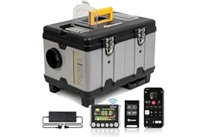 TB10 Portable WIFI Smart App Control Diesel Heater, 8KW 12/24V/110V ALL IN ONE Diesel Air Heater, with 5500m Auto-Altitude, T