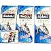 QualyQualy Size #16-#20 Sabiki Rigs Saltwater Freshwater Fishing Sabiki Bait Rig with Ball Bearing Swivel White Fish Skin Sabiki Rig for Bass Trout Walleye 10 Packs