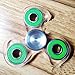 Sunnytech 1PC Fidget Spinner Toy EDC Exquisite Hand Spinner DIY Puzzels for ADHD Anxiety Boredom HS27-2 Green