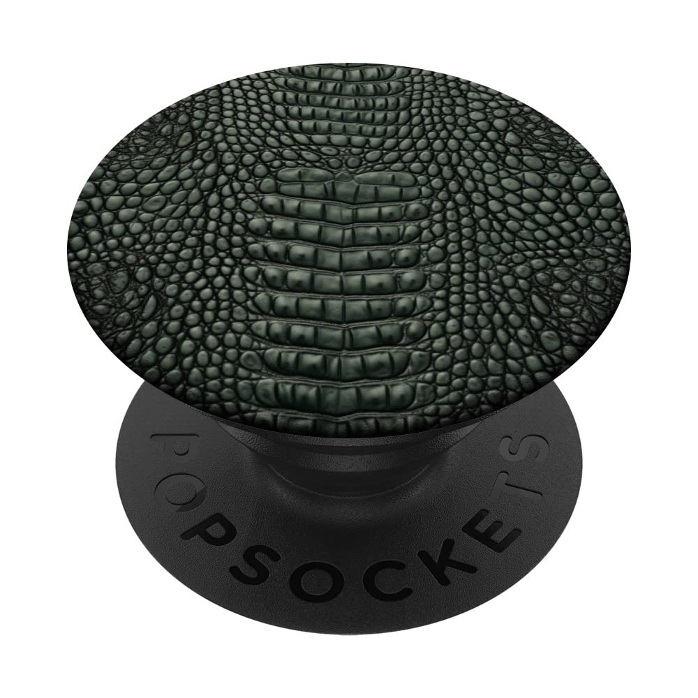 Realistic Skin Pattern Crocodile Skin PopSockets Swappable PopGrip