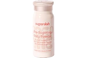 Sugardoh Pre-Wax Body Powder - Plant-Based & Talc-Free, Handmade Skin Prep Powder for Sugar Waxing Kit for Women - Pre-Sugaring Preparation to Absorb Moisture & Oil for Easy Hair Removal - 0.75 oz