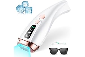 DABZAL Laser Hair Removal, IPL Hair Removal for Women and Man, Laser Hair Removal Device with Ice Cooling Care, at-Home Permanent Hair Removal for Facial Armpits Legs Bikini Line Whole Body