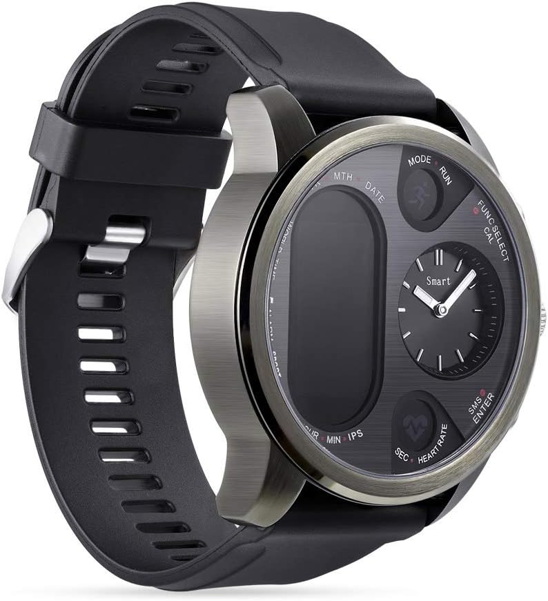 HUIGE SmartWatch 1,4 Pulgadas Pantalla OLED, Android Wear 2.0 ...