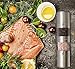Salt and Pepper Grinder Set - Stainless Steel - Manno Italiano