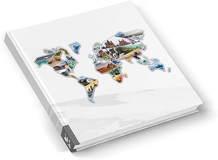 Carnet De Voyages Xxl Carte Du Monde Moderne à Compléter