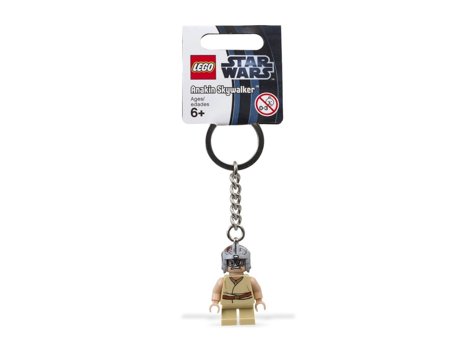 Lego Star Wars boy Anakin Skywalker pilot keyring