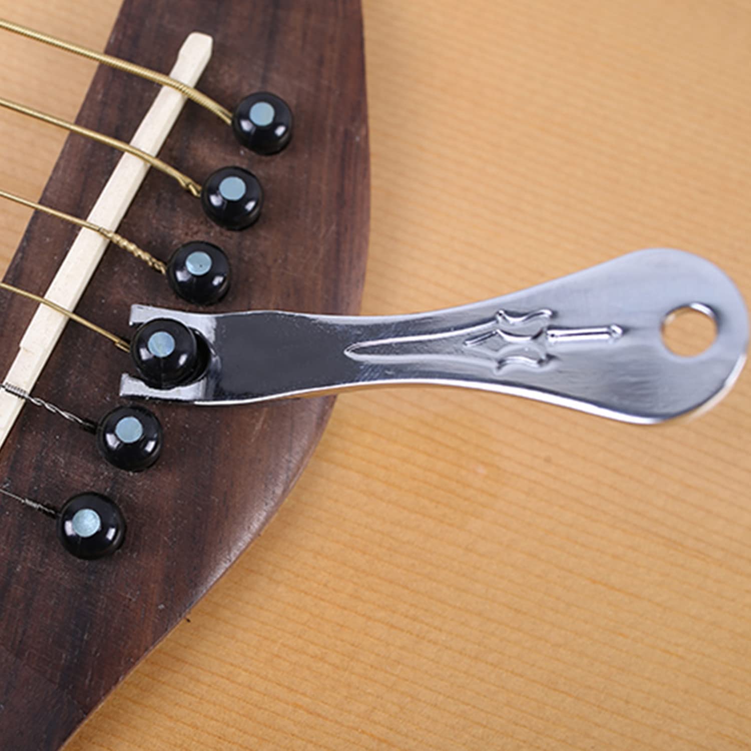Guitar Bridge Pins Puller Guitar Bridge Pin Remover Guitar Bridge Pins Metal Guitar Capos Guitar Peg Puller Guitar Bridge Extractor Guitar Tool String Pegs Removal Tool