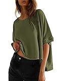 Dokotoo Summer Shirts for Women Plus Size Crop