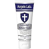 Angels Colloidal Silver Gel Nano Silver Gel Wound Care – Unscented Healing Ointment for Burns, Sunburns & Irritated Skin – 4oz Formula