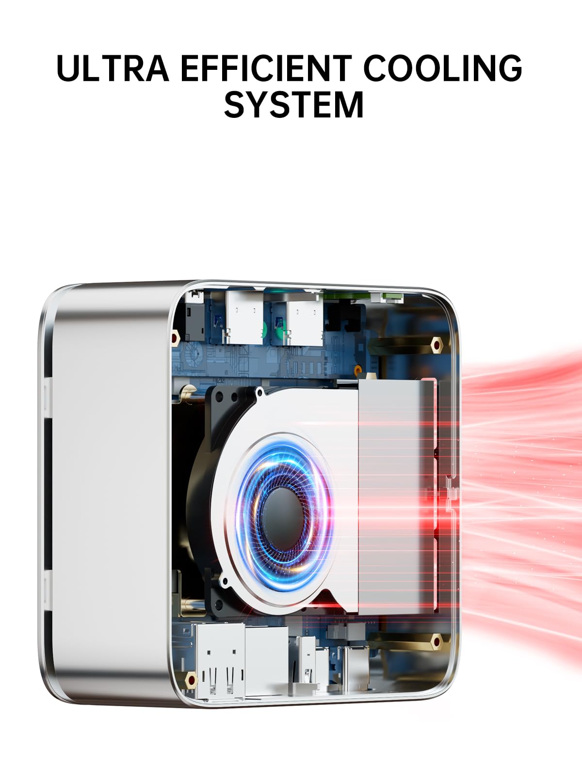 GMKtec Mini PC Computer, G10 Ryzen 5 3500U (Beats N150/N97), 16GB RAM 512GB SSD 2.5GbE NIC LAN Desktop Office Home Business HTPC Proxmox, Triple 4K Display, WiFi, BT, USB-C, DP, Type-C PD, HDMI 2.1