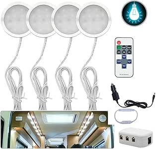 Contine - Luz LED para debajo del gabinete, interior de techo, para DC