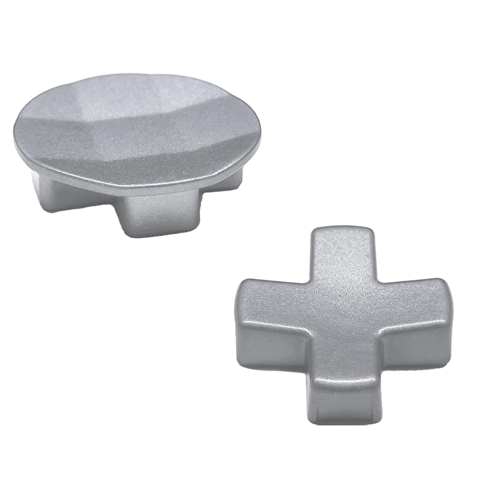 LiXiongBao 2 in 1 Metal D-Pads Set for Xbox Elite Series 2 Controller, Replacement Parts Directional Pad Button Kits for Xbox Controller Series 2 Core/Elite Series 2 Controller(Silver) [video game]