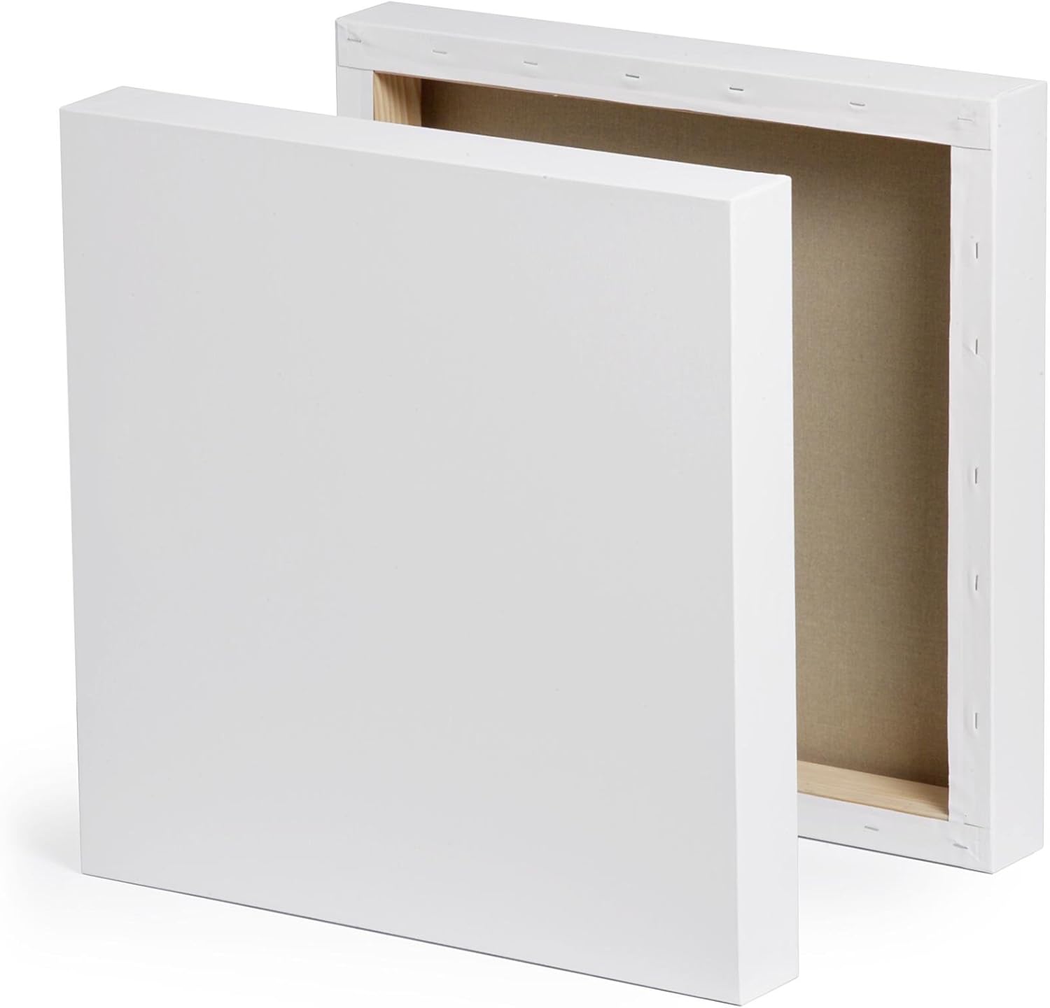 Set of 6 Artists Blank Canvas 15cm x 15cm Flat Canvas Amazon.co.uk