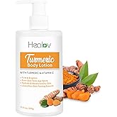 Turmeric Lotion for Dark Spots – Natural Turmeric Skin Brightening Cream for Face & Body – Turmeric Face Cream to Cleanse Ski