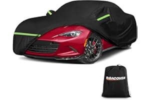 BIGACOVER for Mazda Miata MX-5 Full Car Cover Waterproof All Weather, Outdoor Car Covers Windproof Heavy Duty Waterproof Protection Fit for Mazda Miata MX-5 1989-2023