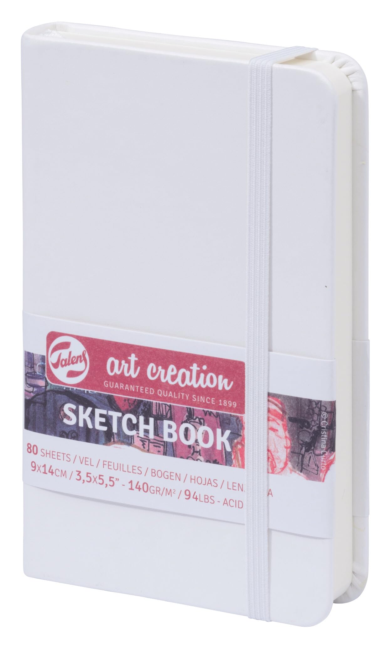 Art Creation Sketch Book White 9X14 cm