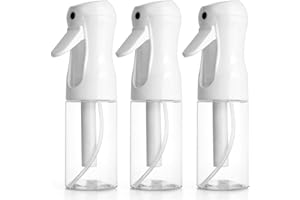 Spray Bottles for Hair 3Pack 200ml/6.8oz Empty Ultra Fine Continuous Sprayer for Hair Styling, Cleaning,Plants, Misting & Ski