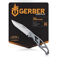 Gerber Gear 22-48485 Paraframe Mini Pocket Knife, 2.2 Inch Fine Edge Blade, Stainless Steel