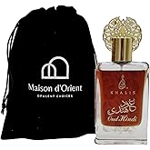 Oud Hindi Eau de Parfum 3.4 oz - Soft Arabian Oud with Sweet Spicy Nutty Herbaceous and Woody Accords loved for its long lasting trail and compliment catching aroma