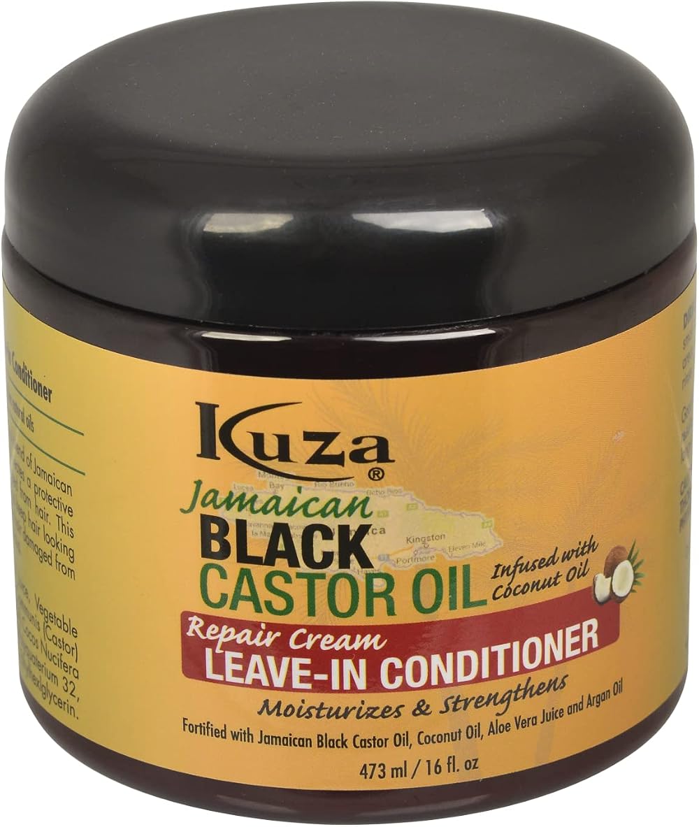 Kuza Naturals Jamaican Black Castor Oil Leave-In Conditioner 16oz 473 ml