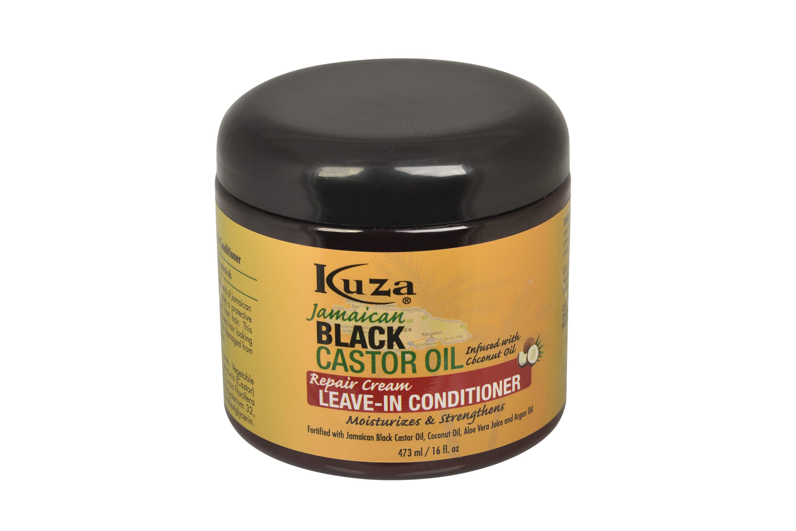 Kuza Naturals Jamaican Black Castor Oil Repair Cream Leave in Conditioner 473 ml