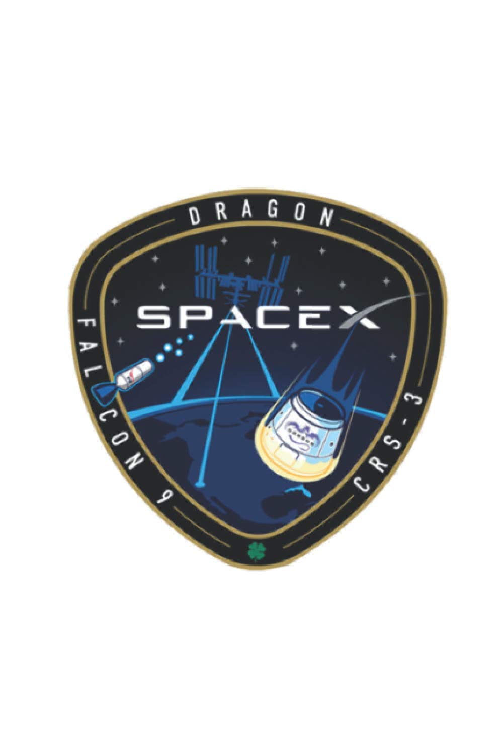 CRS-3 SPACEX Mission DRAGON FALCON 9 ISS NASA CARGO RESUPPLY: Nice Notebook journal gift, blank lined Notebook 120 pages Size 6*9