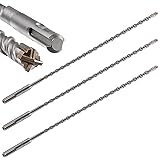 Wensilon Concrete Drill Bit Lengthening 3pcs 1/4" X