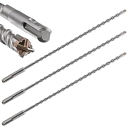 Wensilon Concrete Drill Bit Lengthening 3pcs 1/4" X