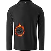 OYJ Youth Boys Compression Thermal Shirt Long Sleeve Fleece Lined Athletic Baseball Football Undershirts Sports Base Layer