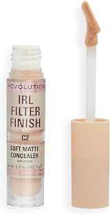 Makeup Revolution IRL Filter Concealer Medium to Full Coverage C2 6g