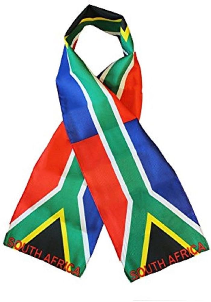 South Africa Country Lightweight Flag Printed Knitted Style