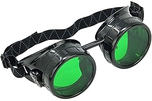 UMBRELLALABORATORY Steampunk Mad Scientist Goggles Rave Glasses Costume Eye Protection Goggles Welding Style