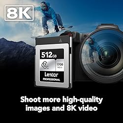 Lexar 512GB Professional Silver SE CFexpress Type B