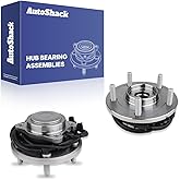 AutoShack Rear Wheel Hub Bearing Assemblies with ABS Replacement for 2012-2020 Dodge Grand Caravan 2012-2015 Ram C/V 2012-201