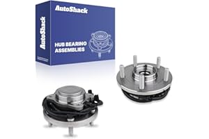 AutoShack Rear Wheel Hub Bearing Assemblies with ABS Replacement for 2012-2020 Dodge Grand Caravan 2012-2015 Ram C/V 2012-201