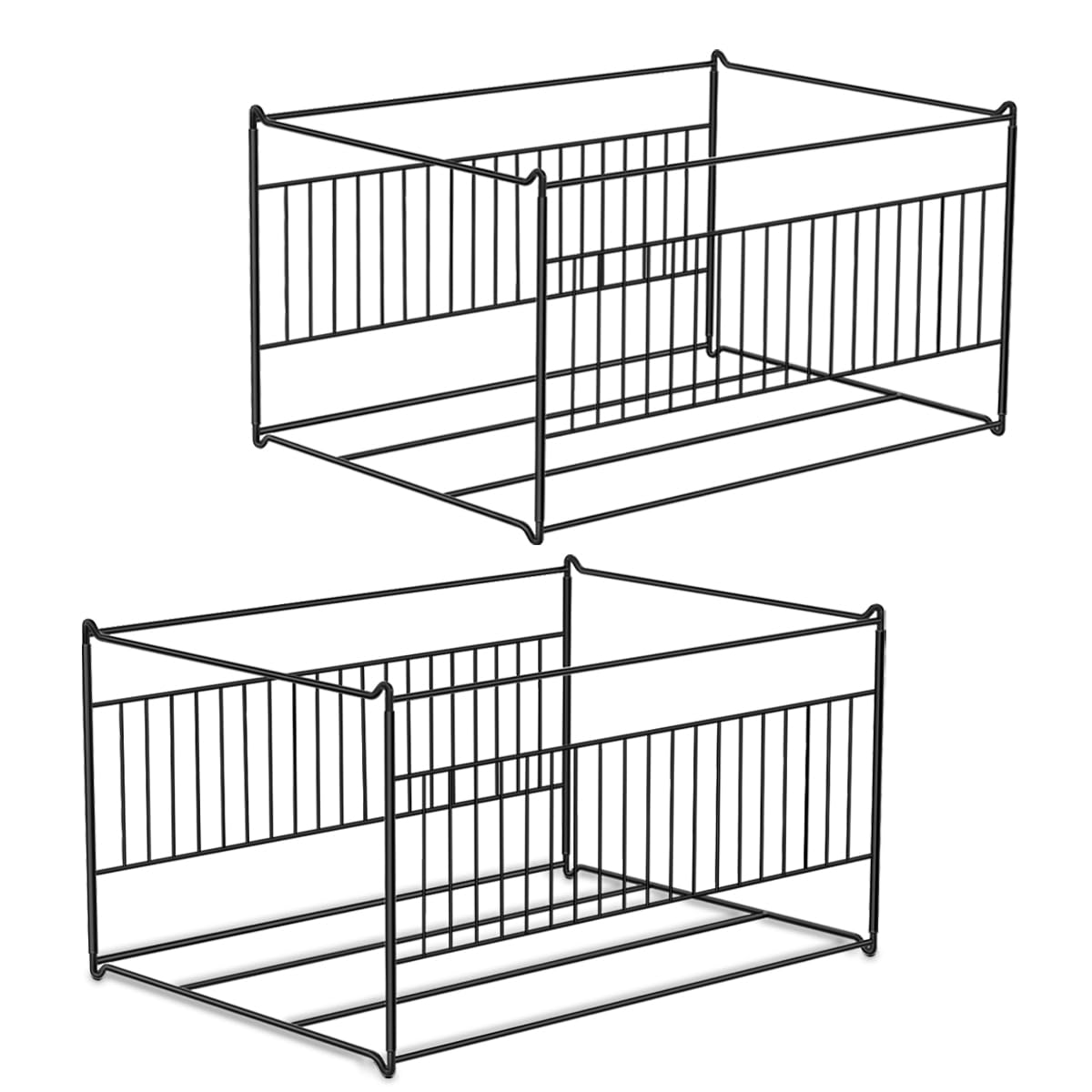 Photo 1 of 2 Sets Hanging File Folder Frame Legal/Letter Size,File Cabinet Frames,Insert,Rack for Hanging Files,Fit Size Bigger 15.1”L,9.6”H File/Desk Drawer Hanging File Frame/Rails,Steel,Anti-Scratch/Rusty