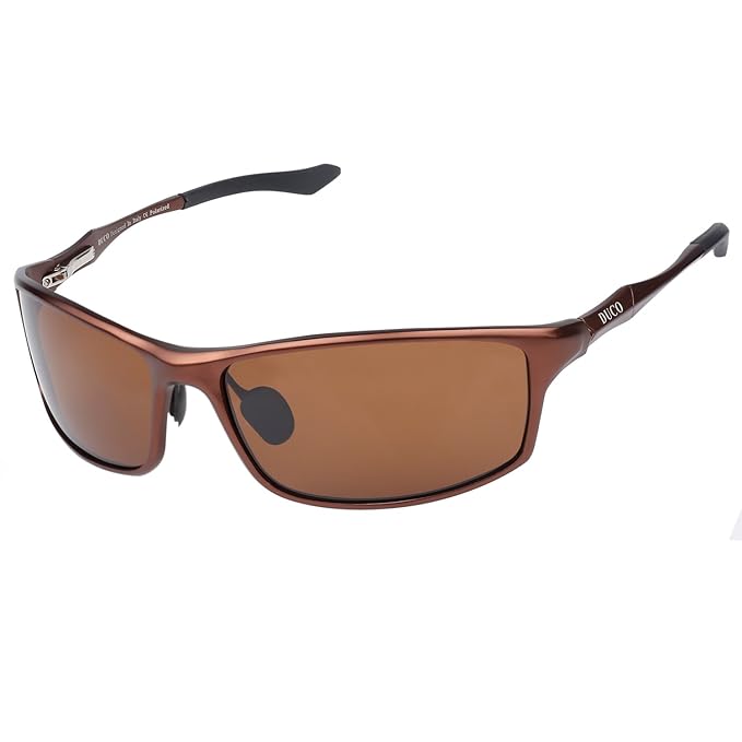DUCO Herren Sportbrille Polarisierte Sonnenbrille Fahrerbrille 8201