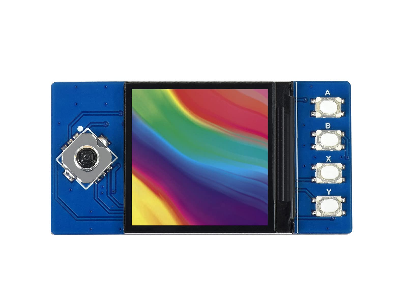 Waveshare 1.3inch LCD Display Module for Raspberry Pi Pico 65K RGB Colors 240×240 Pixels SPI Interface Comes with Raspberry Pi Pico C/C++ and MicroPython Demo