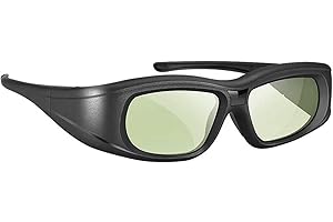 Elikliv Active Shutter 3D Glasses, Rechargeable Bluetooth 3D Glasses Compatible with Epson 3D Projector, TDG-BT500A TDG-BT400A TY-ER3D5MA
