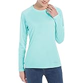 Women's UPF 50+ Sun Protection UV Shirts - Long Sleeve Outdoor Hiking Fishing Swim SPF Rash Guard T-Shirt with Thumbhole