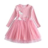 DXTON Little Girl Children Kid Long Sleeve Flower