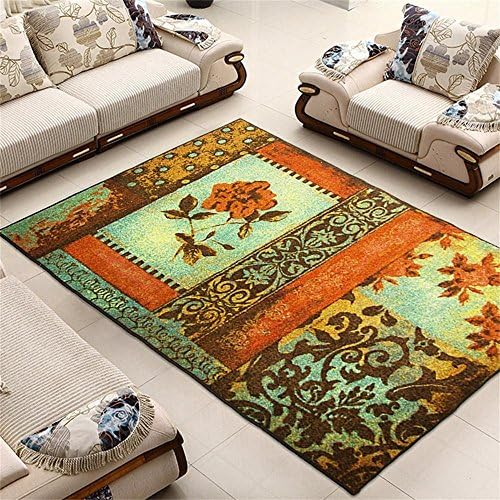 ALUS-(250cm*300cm)Continental retro carpet living room coffee table bedroom bedside carpet sofa