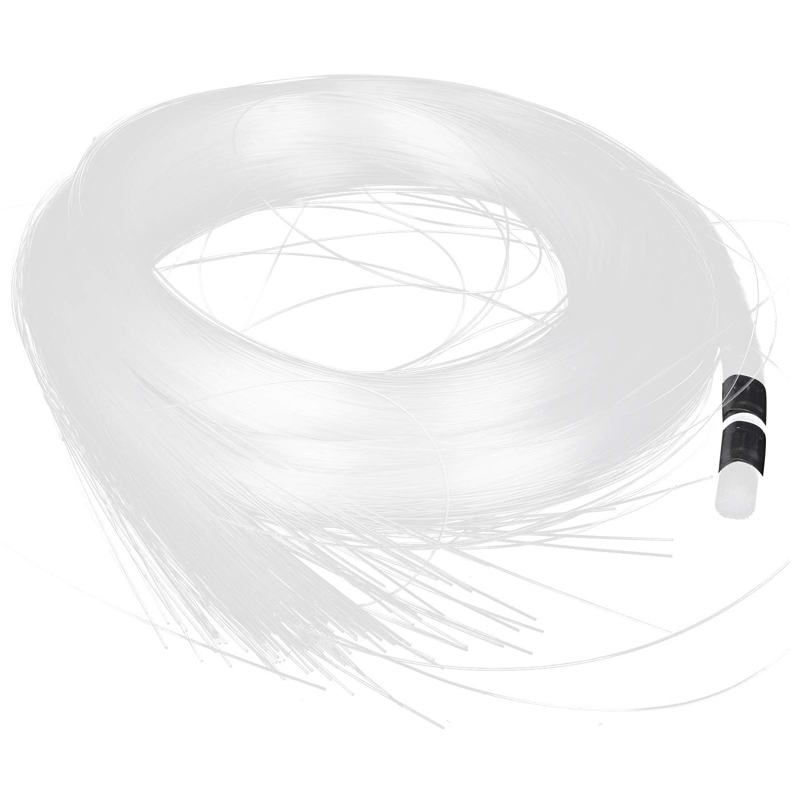 Garosa 200PCS PMMA Fiber Optic Cable for Star Ceiling Lights, Party Lighting, Night Light, Calming Lamp, Fiber Curtain Decoration, Glowing Plastic Fiber, Lighting Accessories