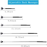 OWUDE Portable Extendable Back Scratcher Pack of 2 - Black & Purple view 2
