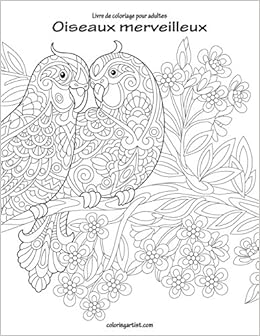 Buy Livre De Coloriage Pour Adultes Oiseaux Merveilleux 1