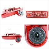 Dolphin Automotive 3rd Brake Light Reversing Camera 7" Monitor Renault Trafic view 4