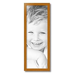 ArtToFrames 9x26 inch Gold Rustic Barnwood Wood